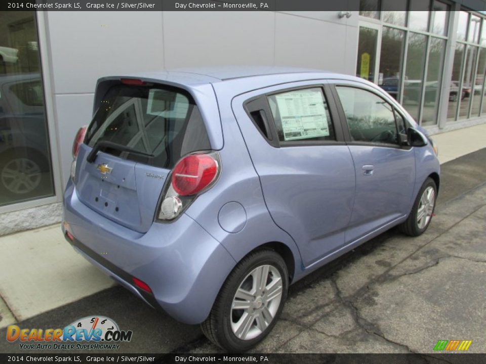 2014 Chevrolet Spark LS Grape Ice / Silver/Silver Photo #4