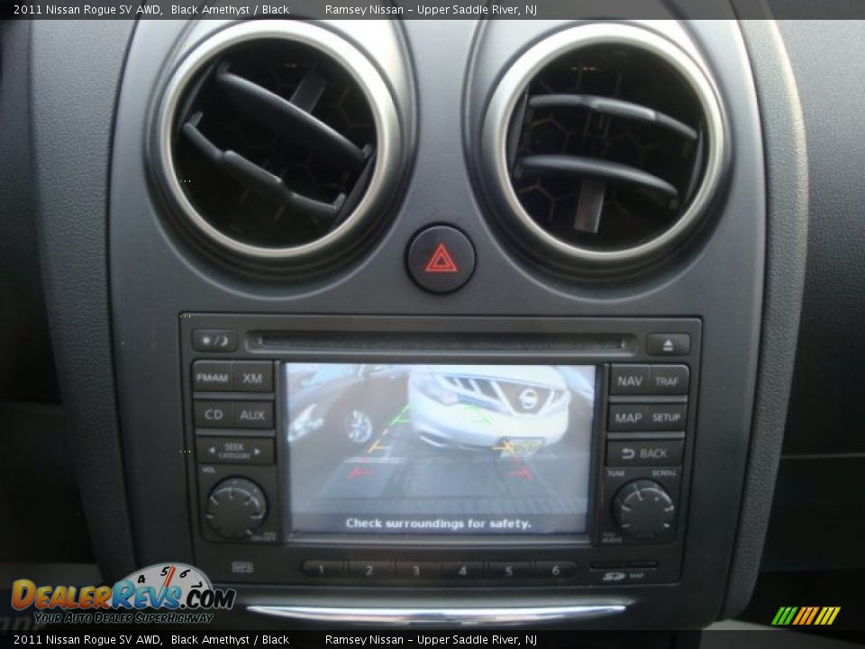 2011 Nissan Rogue SV AWD Black Amethyst / Black Photo #24