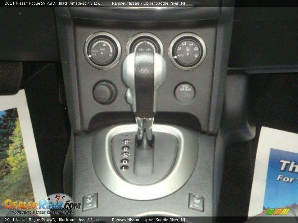 2011 Nissan Rogue SV AWD Black Amethyst / Black Photo #25