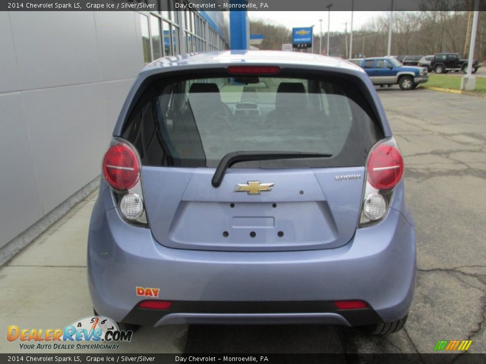 2014 Chevrolet Spark LS Grape Ice / Silver/Silver Photo #5