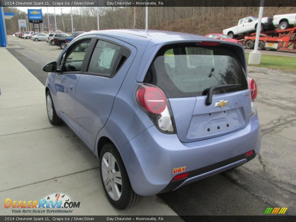 2014 Chevrolet Spark LS Grape Ice / Silver/Silver Photo #6