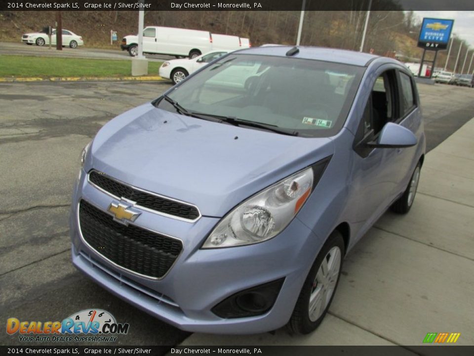 2014 Chevrolet Spark LS Grape Ice / Silver/Silver Photo #7