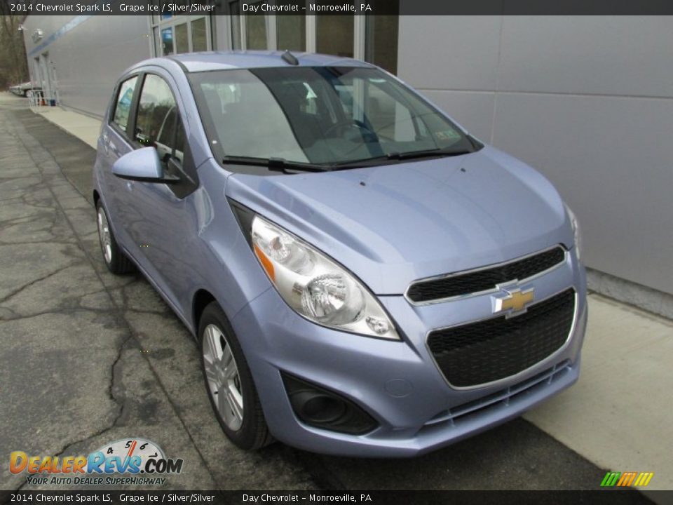 2014 Chevrolet Spark LS Grape Ice / Silver/Silver Photo #9