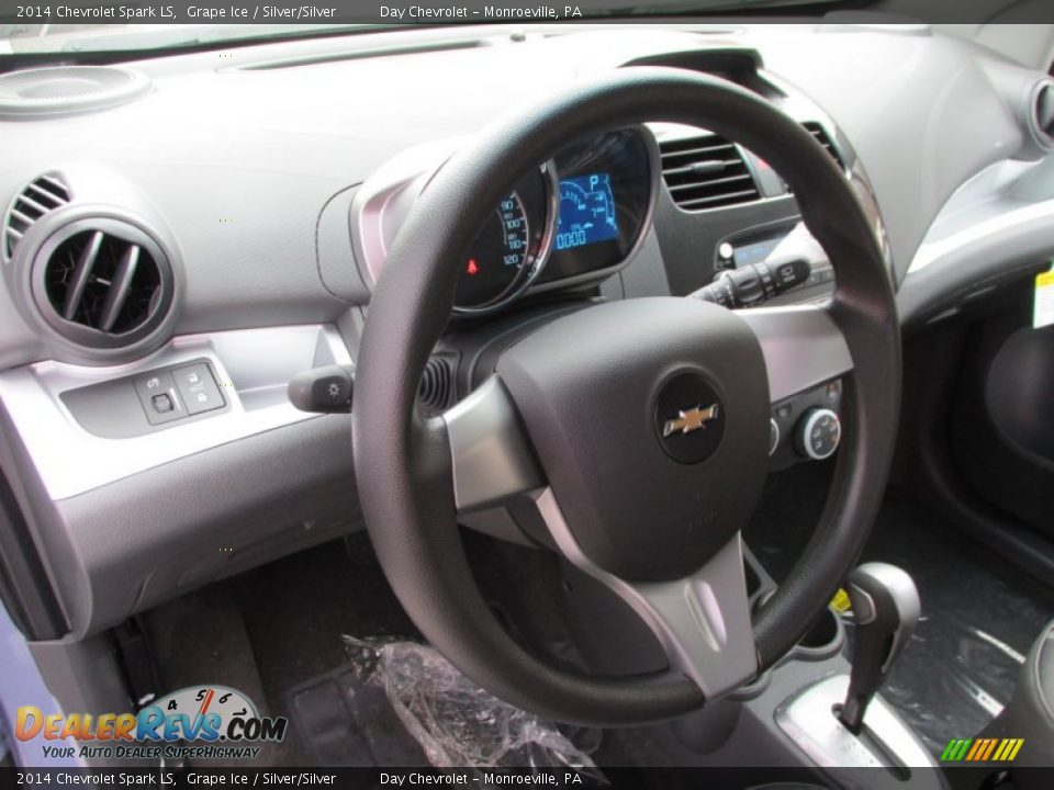 2014 Chevrolet Spark LS Grape Ice / Silver/Silver Photo #14