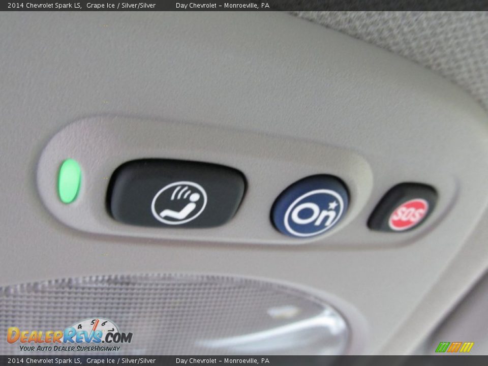 2014 Chevrolet Spark LS Grape Ice / Silver/Silver Photo #17
