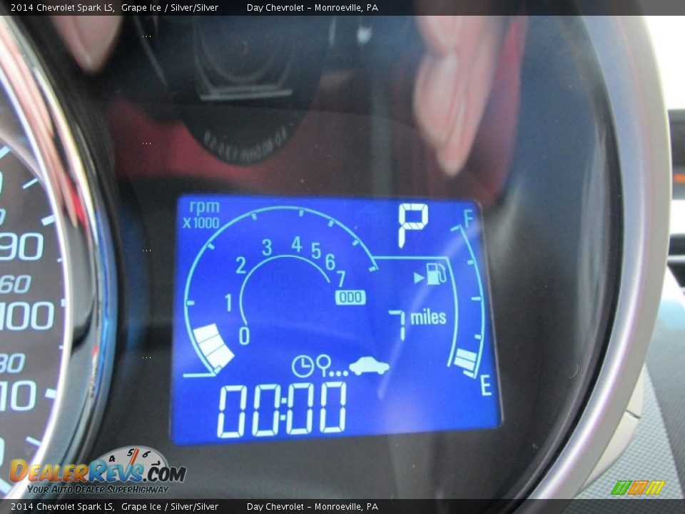 2014 Chevrolet Spark LS Grape Ice / Silver/Silver Photo #20