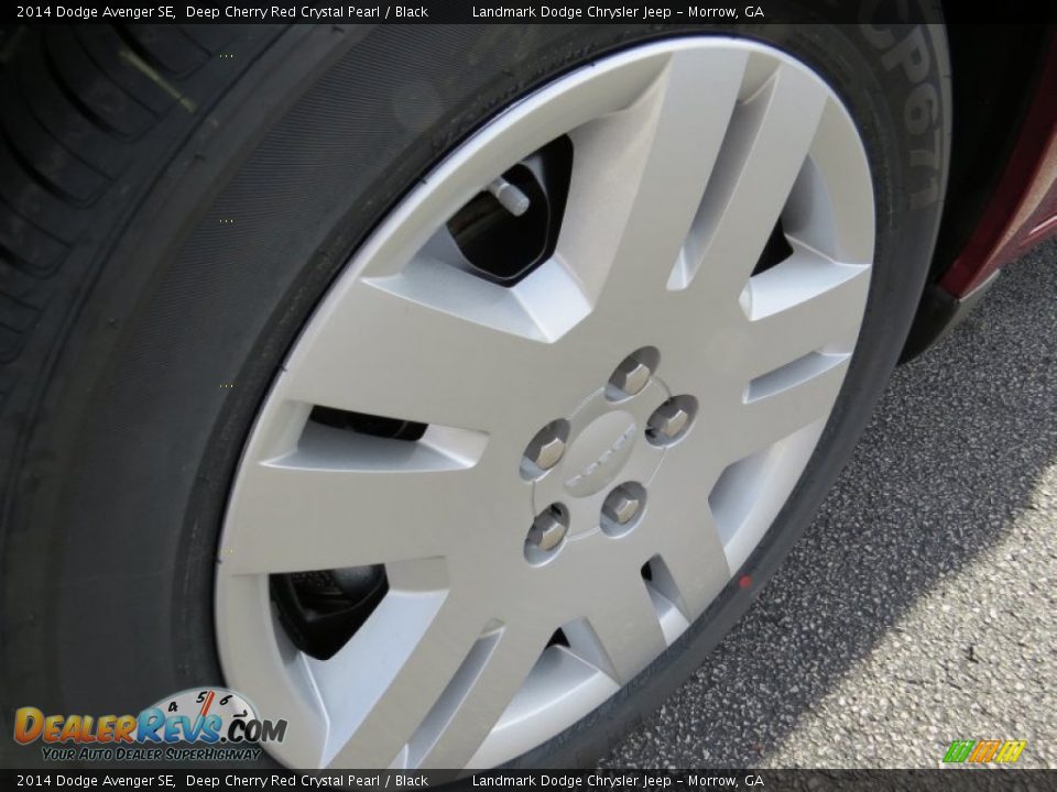 2014 Dodge Avenger SE Deep Cherry Red Crystal Pearl / Black Photo #5