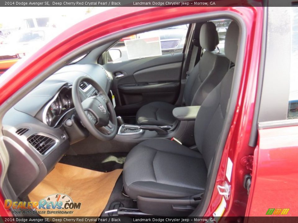 2014 Dodge Avenger SE Deep Cherry Red Crystal Pearl / Black Photo #6