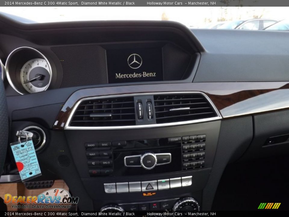 2014 Mercedes-Benz C 300 4Matic Sport Diamond White Metallic / Black Photo #11