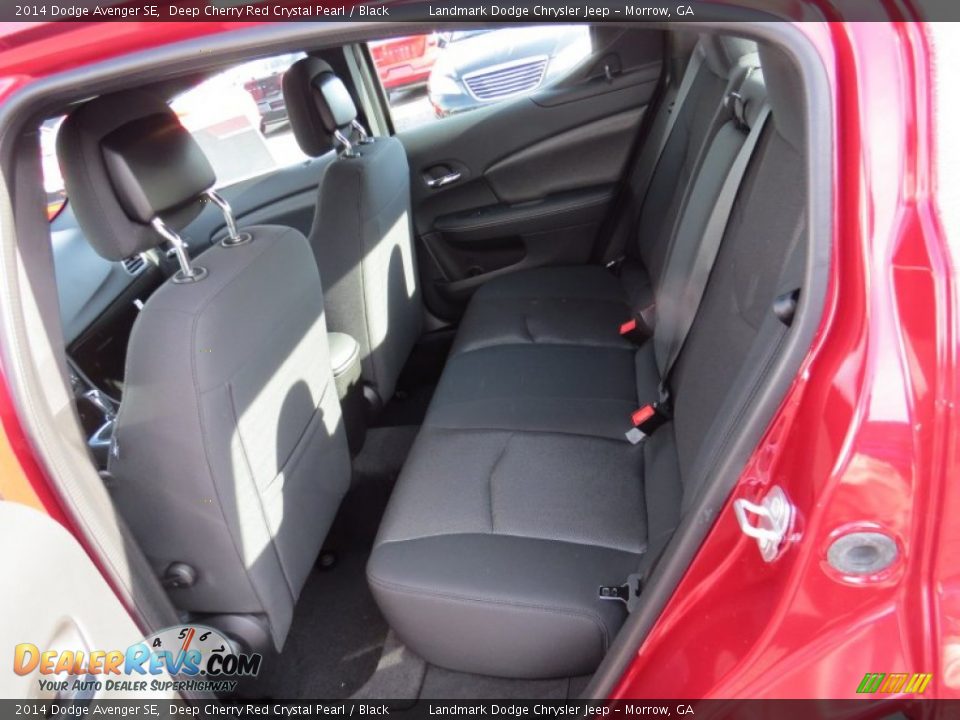 2014 Dodge Avenger SE Deep Cherry Red Crystal Pearl / Black Photo #8