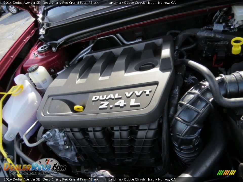 2014 Dodge Avenger SE Deep Cherry Red Crystal Pearl / Black Photo #9