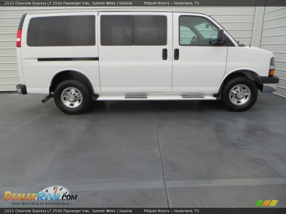 2013 Chevrolet Express LT 3500 Passenger Van Summit White / Neutral Photo #3