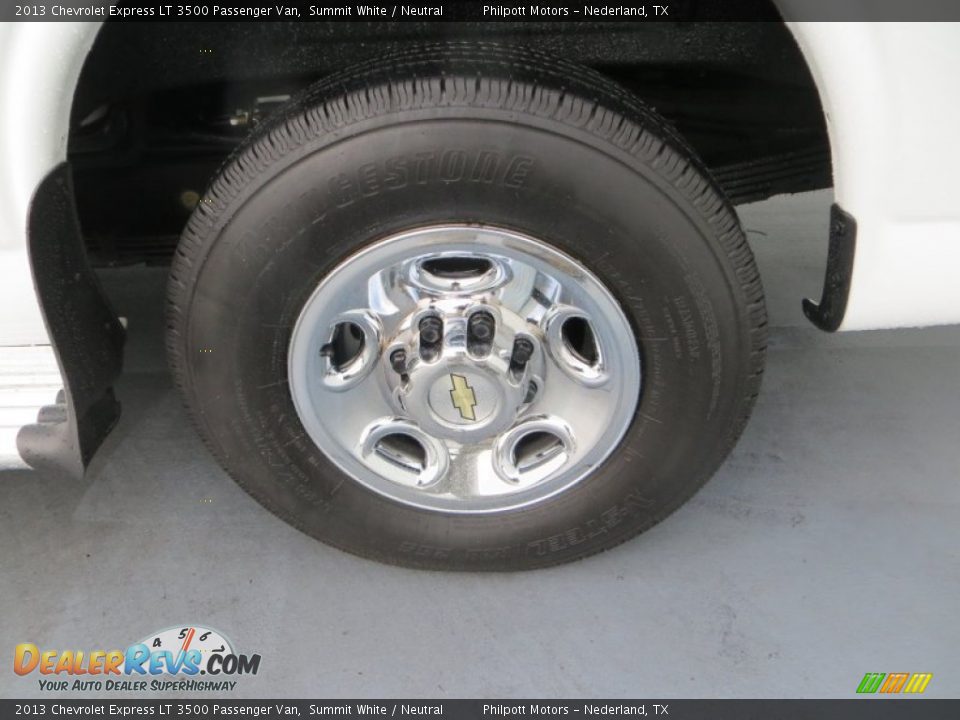2013 Chevrolet Express LT 3500 Passenger Van Summit White / Neutral Photo #13