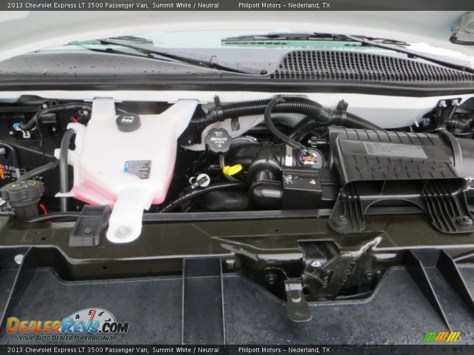 2013 Chevrolet Express LT 3500 Passenger Van Summit White / Neutral Photo #21