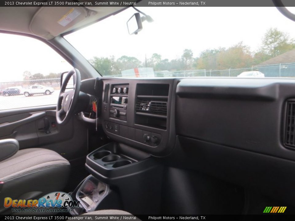 2013 Chevrolet Express LT 3500 Passenger Van Summit White / Neutral Photo #23