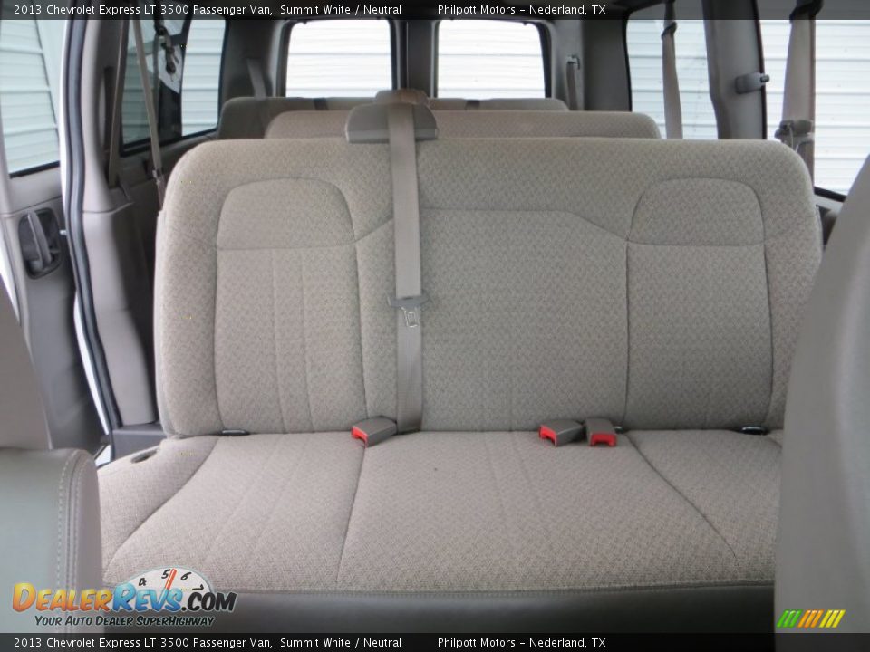 2013 Chevrolet Express LT 3500 Passenger Van Summit White / Neutral Photo #26