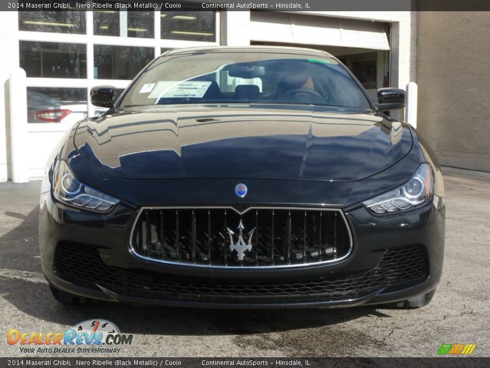 2014 Maserati Ghibli Nero Ribelle (Black Metallic) / Cuoio Photo #2