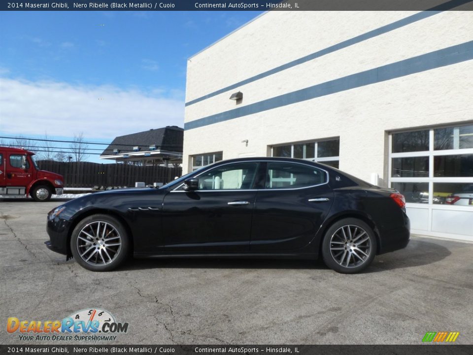 Nero Ribelle (Black Metallic) 2014 Maserati Ghibli  Photo #3