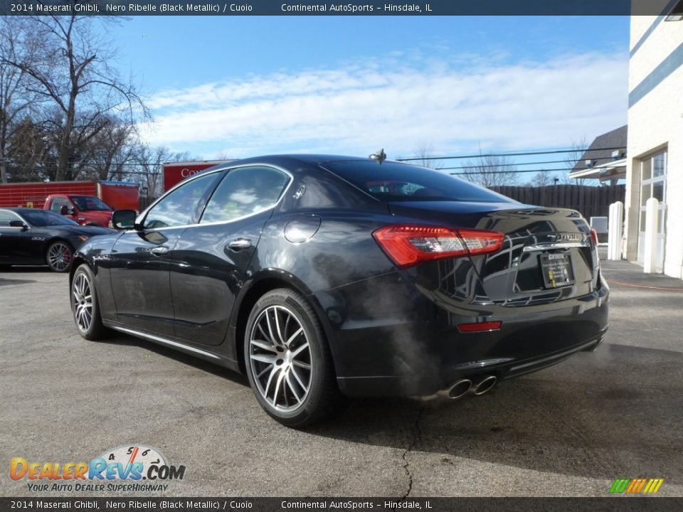 2014 Maserati Ghibli Nero Ribelle (Black Metallic) / Cuoio Photo #4