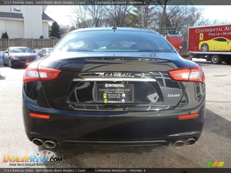 2014 Maserati Ghibli Nero Ribelle (Black Metallic) / Cuoio Photo #5