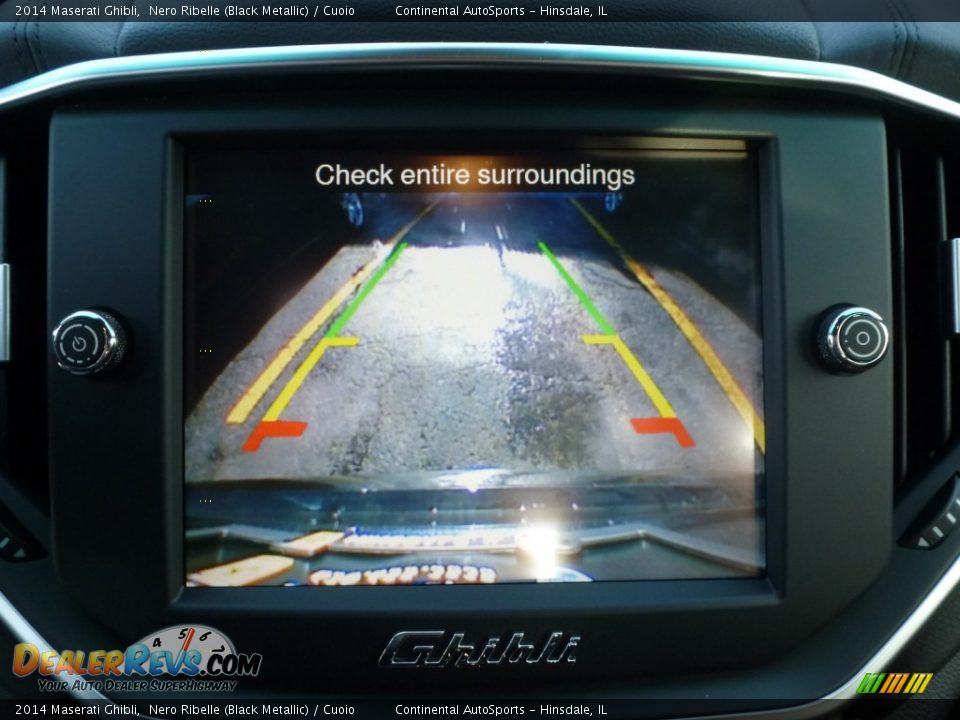 2014 Maserati Ghibli Nero Ribelle (Black Metallic) / Cuoio Photo #9