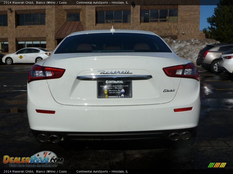 2014 Maserati Ghibli Bianco (White) / Cuoio Photo #5