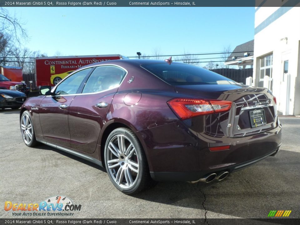 2014 Maserati Ghibli S Q4 Rosso Folgore (Dark Red) / Cuoio Photo #4