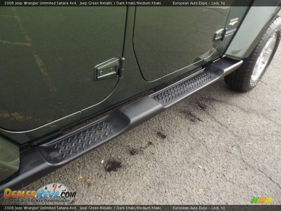 2008 Jeep Wrangler Unlimited Sahara 4x4 Jeep Green Metallic / Dark Khaki/Medium Khaki Photo #19