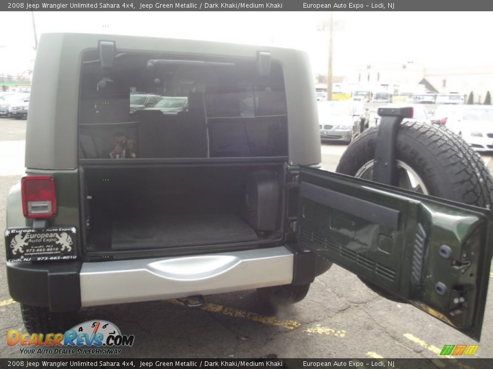 2008 Jeep Wrangler Unlimited Sahara 4x4 Jeep Green Metallic / Dark Khaki/Medium Khaki Photo #20