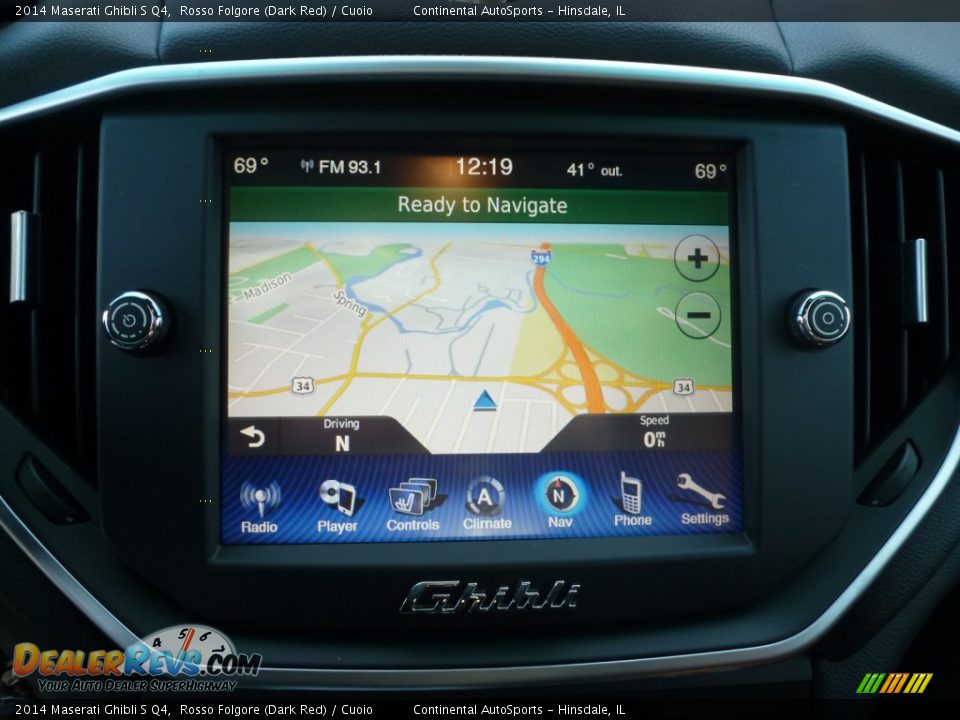 2014 Maserati Ghibli S Q4 Rosso Folgore (Dark Red) / Cuoio Photo #7