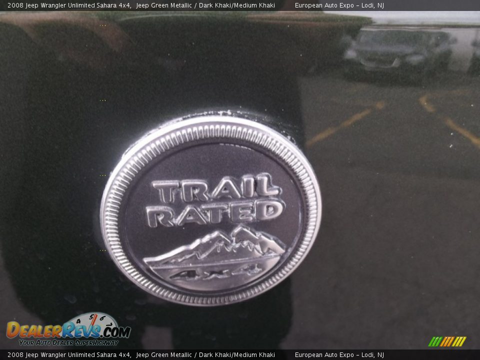 2008 Jeep Wrangler Unlimited Sahara 4x4 Jeep Green Metallic / Dark Khaki/Medium Khaki Photo #22