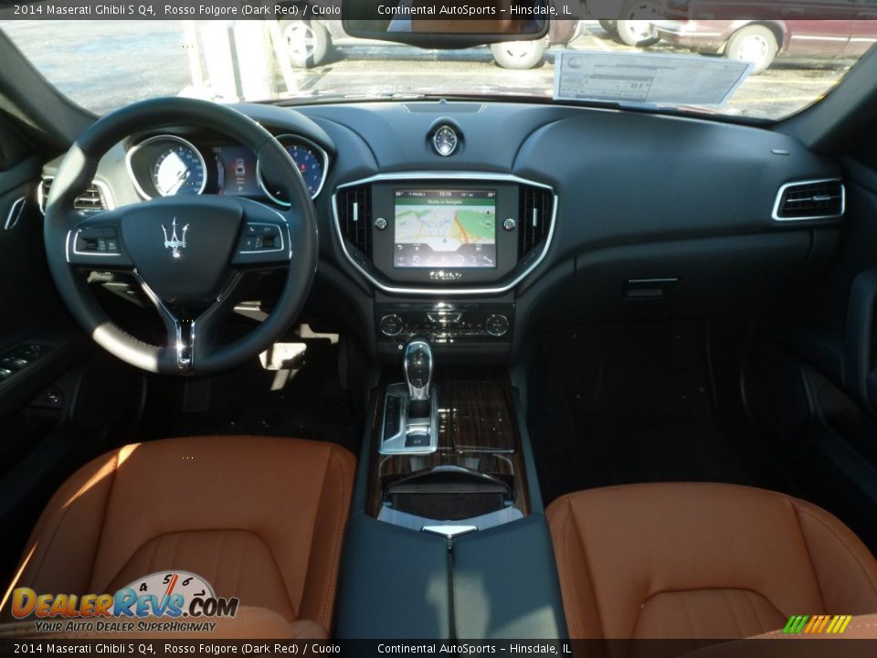 2014 Maserati Ghibli S Q4 Rosso Folgore (Dark Red) / Cuoio Photo #9