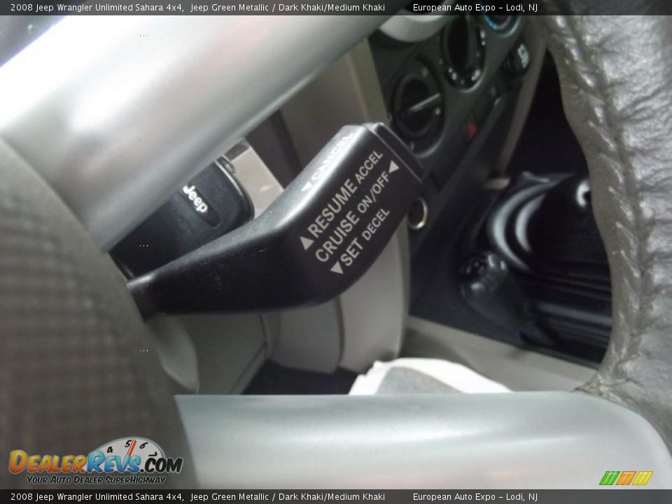 2008 Jeep Wrangler Unlimited Sahara 4x4 Jeep Green Metallic / Dark Khaki/Medium Khaki Photo #24