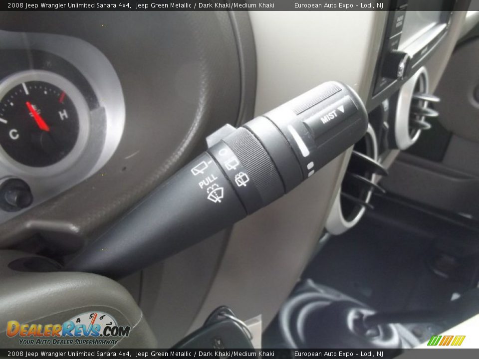 2008 Jeep Wrangler Unlimited Sahara 4x4 Jeep Green Metallic / Dark Khaki/Medium Khaki Photo #25