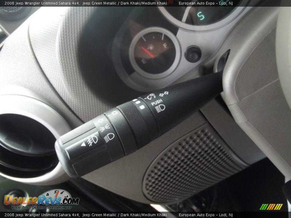 2008 Jeep Wrangler Unlimited Sahara 4x4 Jeep Green Metallic / Dark Khaki/Medium Khaki Photo #26