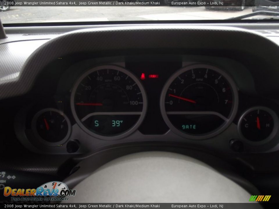 2008 Jeep Wrangler Unlimited Sahara 4x4 Jeep Green Metallic / Dark Khaki/Medium Khaki Photo #27