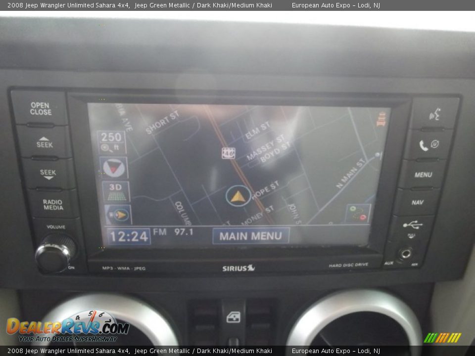 2008 Jeep Wrangler Unlimited Sahara 4x4 Jeep Green Metallic / Dark Khaki/Medium Khaki Photo #29