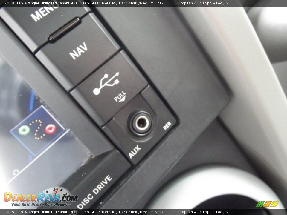 2008 Jeep Wrangler Unlimited Sahara 4x4 Jeep Green Metallic / Dark Khaki/Medium Khaki Photo #31