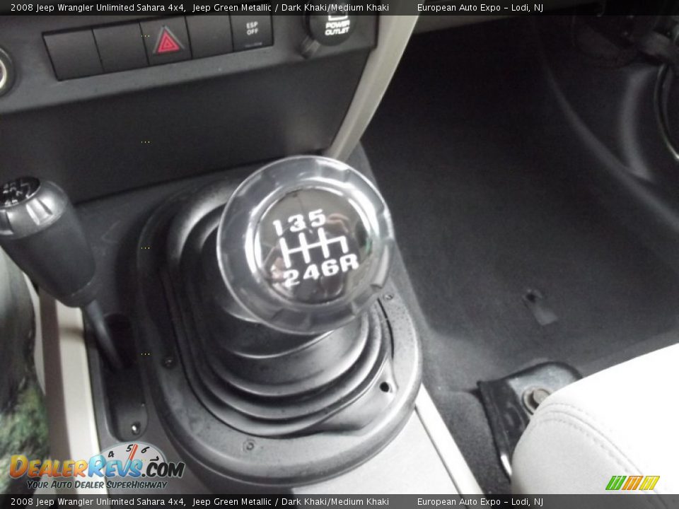 2008 Jeep Wrangler Unlimited Sahara 4x4 Jeep Green Metallic / Dark Khaki/Medium Khaki Photo #35