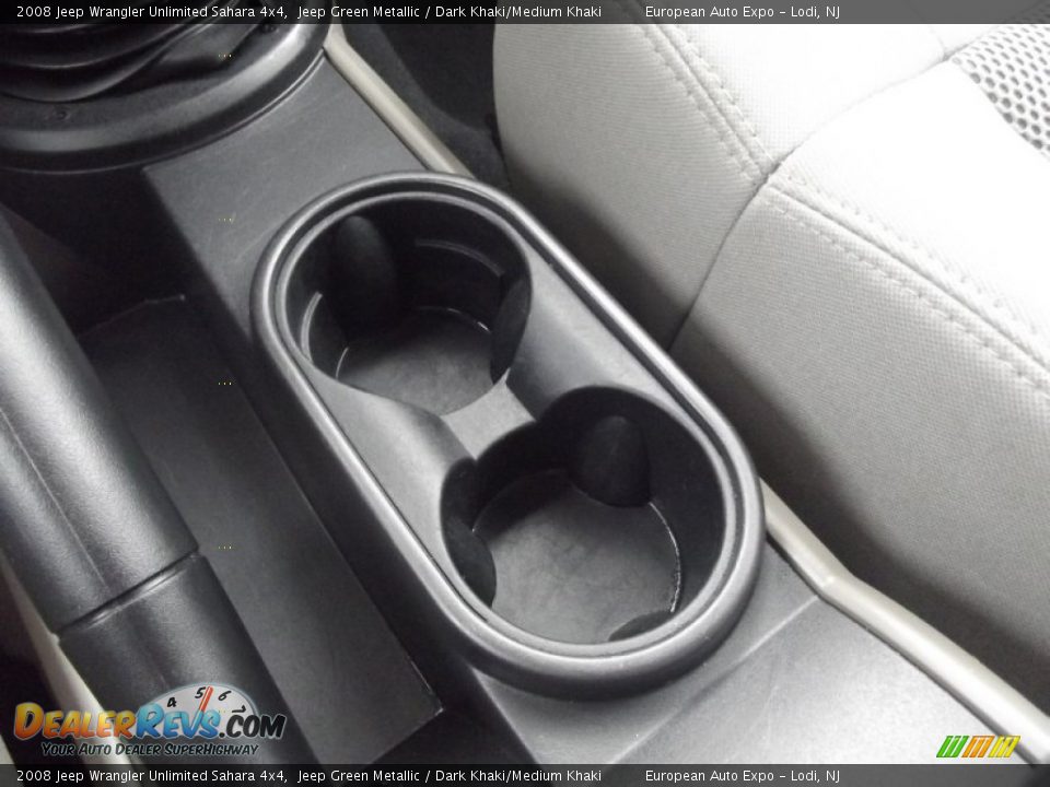 2008 Jeep Wrangler Unlimited Sahara 4x4 Jeep Green Metallic / Dark Khaki/Medium Khaki Photo #36