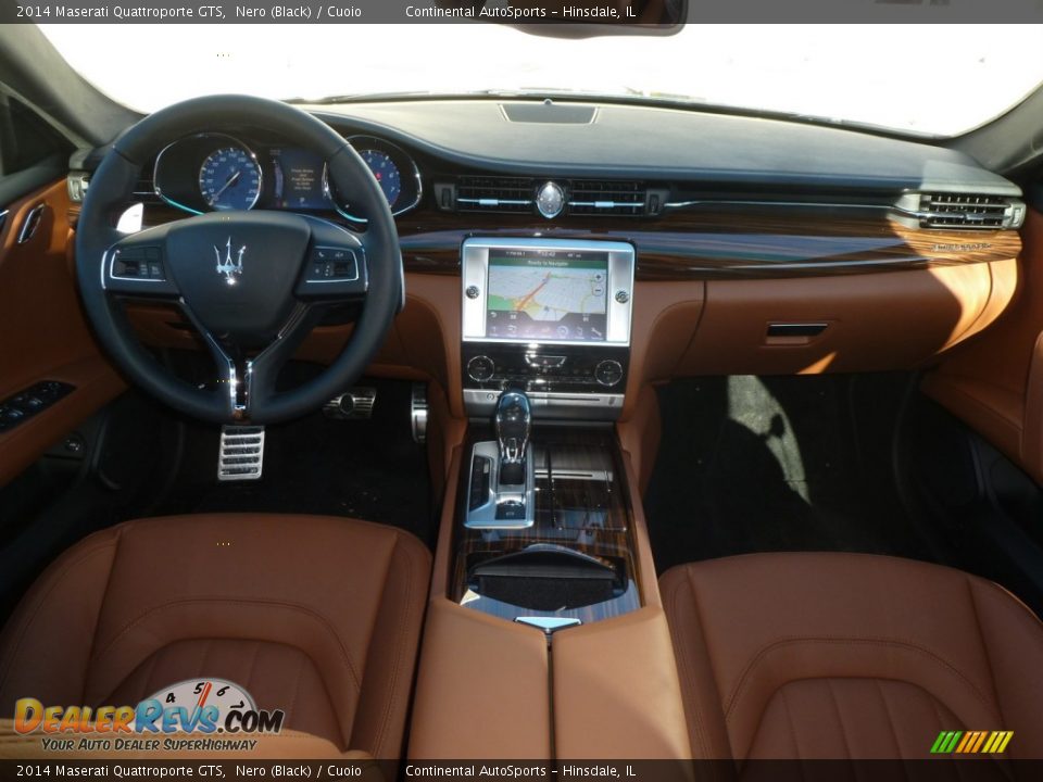 2014 Maserati Quattroporte GTS Nero (Black) / Cuoio Photo #9