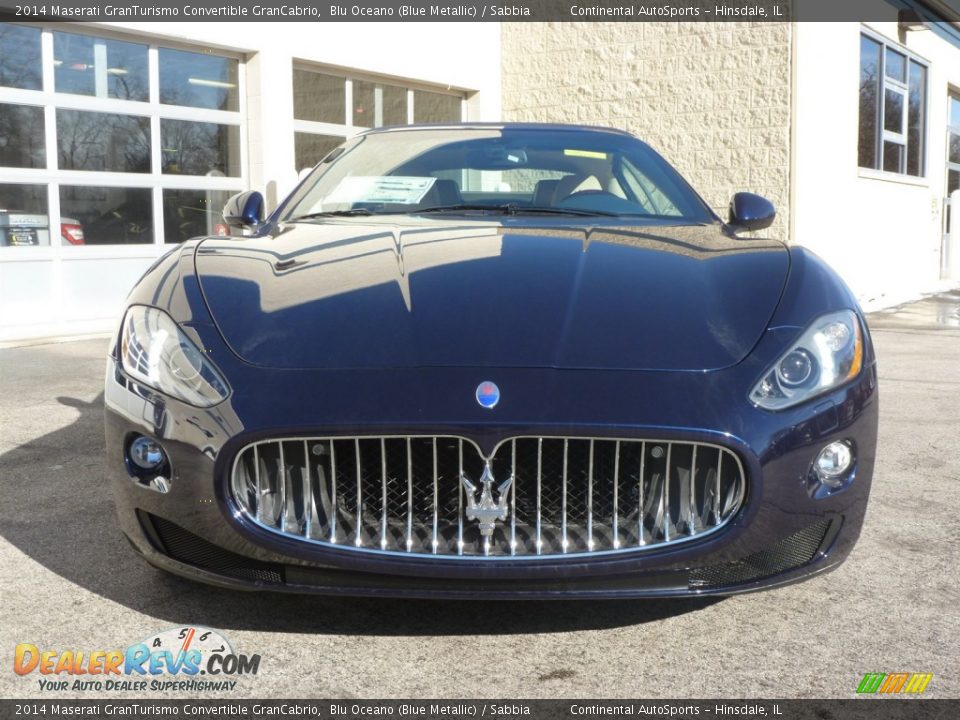 2014 Maserati GranTurismo Convertible GranCabrio Blu Oceano (Blue Metallic) / Sabbia Photo #2