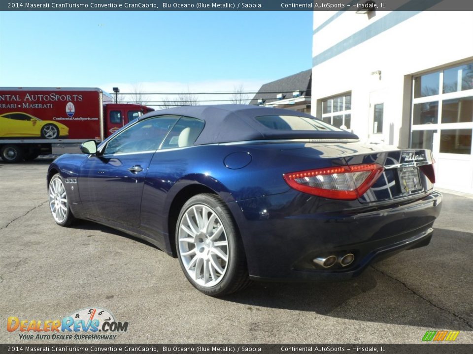 2014 Maserati GranTurismo Convertible GranCabrio Blu Oceano (Blue Metallic) / Sabbia Photo #4