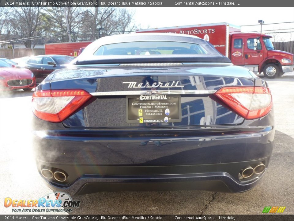 2014 Maserati GranTurismo Convertible GranCabrio Blu Oceano (Blue Metallic) / Sabbia Photo #5