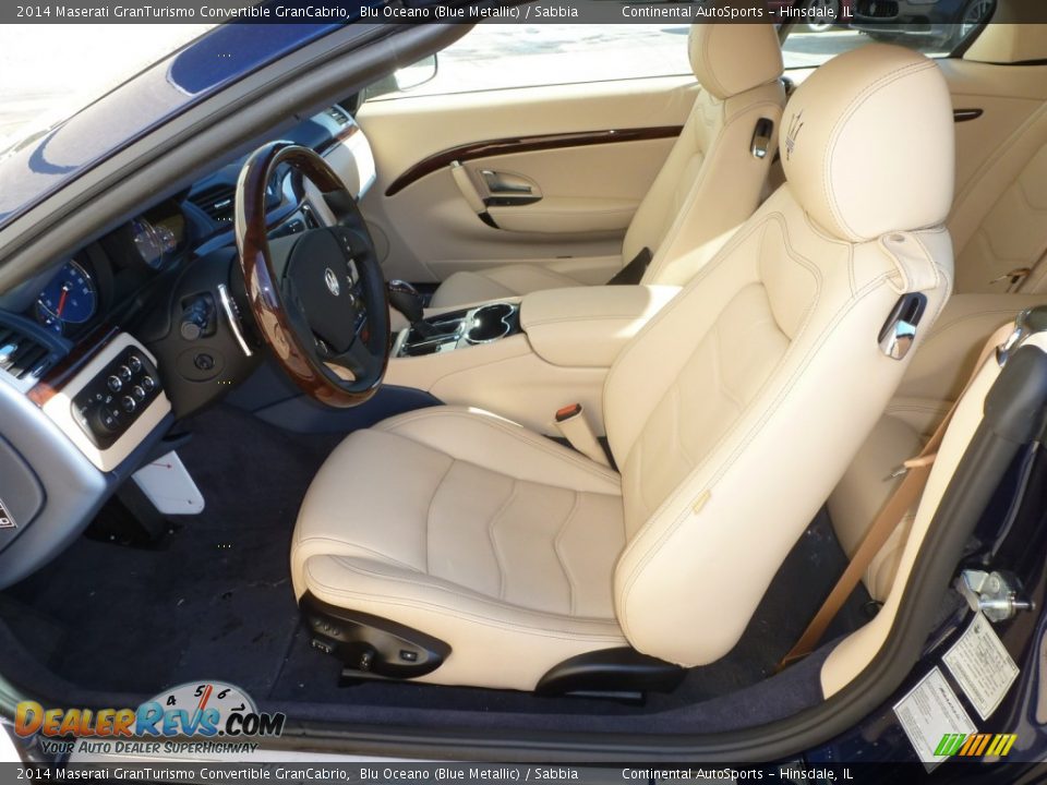 Sabbia Interior - 2014 Maserati GranTurismo Convertible GranCabrio Photo #6
