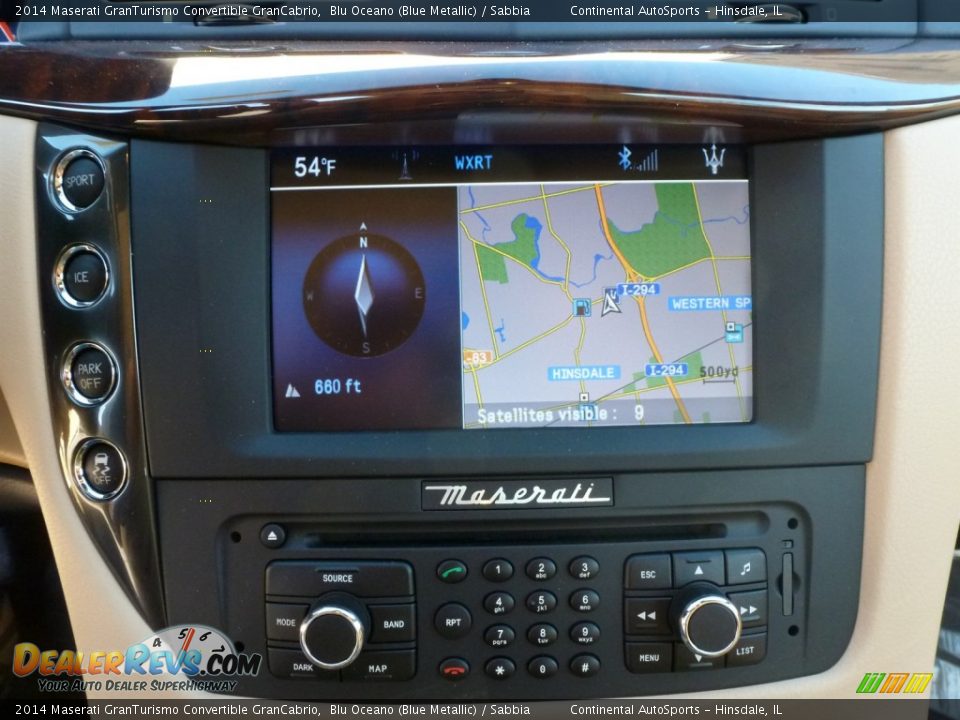 2014 Maserati GranTurismo Convertible GranCabrio Blu Oceano (Blue Metallic) / Sabbia Photo #7
