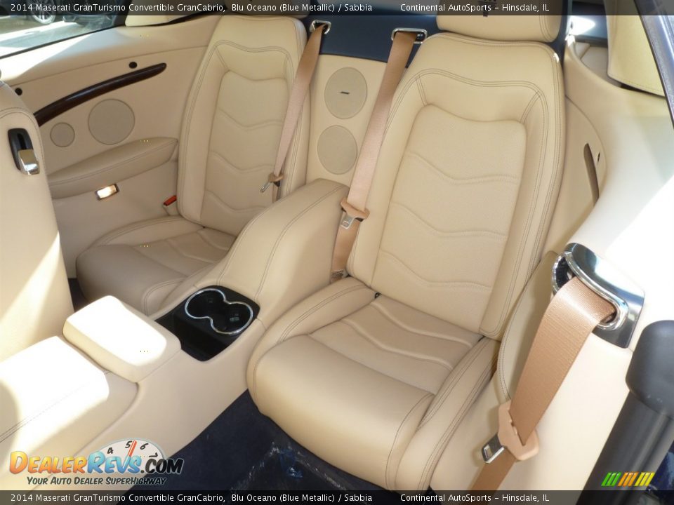 Rear Seat of 2014 Maserati GranTurismo Convertible GranCabrio Photo #9
