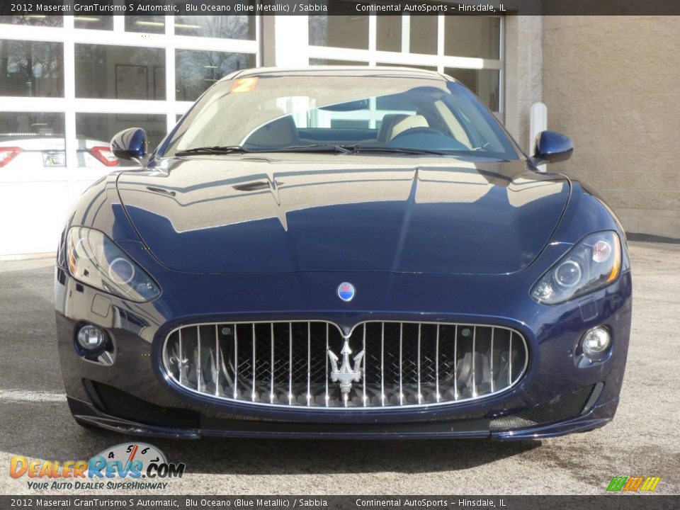 2012 Maserati GranTurismo S Automatic Blu Oceano (Blue Metallic) / Sabbia Photo #4