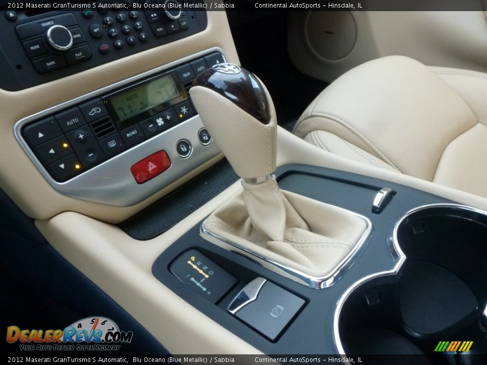 2012 Maserati GranTurismo S Automatic Blu Oceano (Blue Metallic) / Sabbia Photo #21