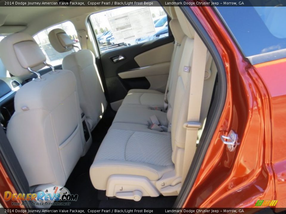 2014 Dodge Journey Amercian Value Package Copper Pearl / Black/Light Frost Beige Photo #13